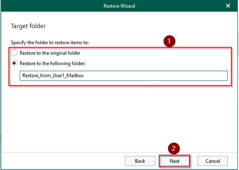 How To Restore Data Using The Veeam Explorer For Microsoft Exchange On