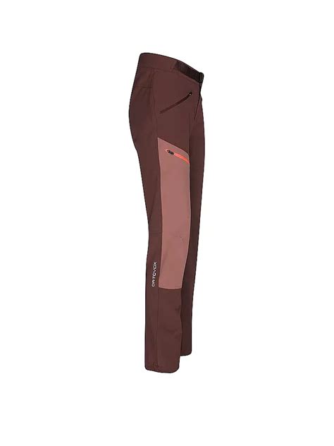 ORTOVOX Damen Wanderhose Brenta Dunkelrot