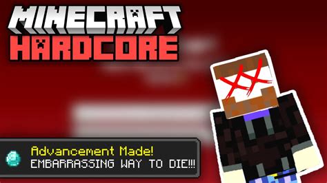 Most Embarrassing Way To Die In Hardcore Minecraft 1 19 Minecraft