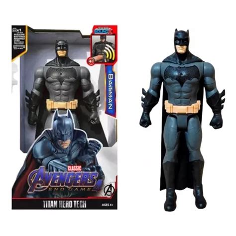 Boneco Batman Cm Vingadores Articulado Som Luz Shopee Brasil