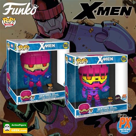 Funko Pop Marvel X Men Sentinel With Wolverine 10 Inch Jumbo