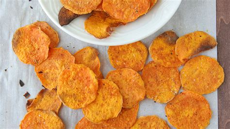 Oven Roasted Sweet Potato Chips Recipe Deporecipe Co