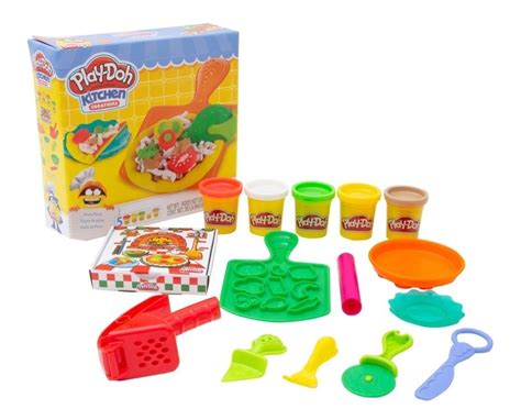 Massinha De Modelar Play Doh Kitchen Creations Pizza Potes Frete Gr Tis