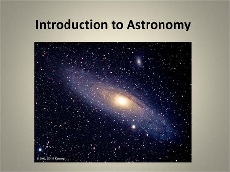 Introduction To Astronomy Ppt Download