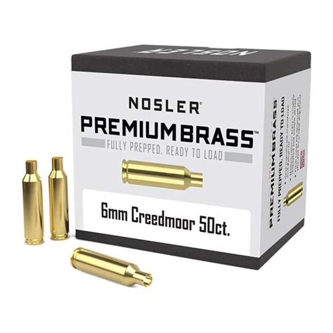 Nosler Mm Creedmoor Rifle Brass Per Box Battlehawk Armory