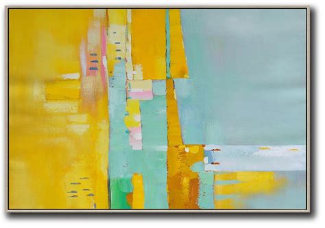 Large Abstract Art Oversized Horizontal Contemporary Art Acrylic