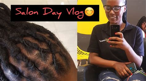 Spend A Day In The Salon With Me Retouching My Dreadlocks Getting My Nails Done Vlog Vlog