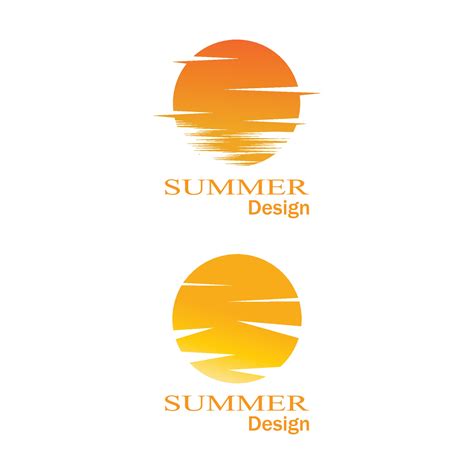 Sun Vector illustration Icon Logo Template design set 2230711 Vector ...