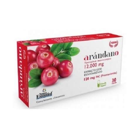 Arandano Rojo Pac Ext Seco Vcaps Blister De La Marca Nature