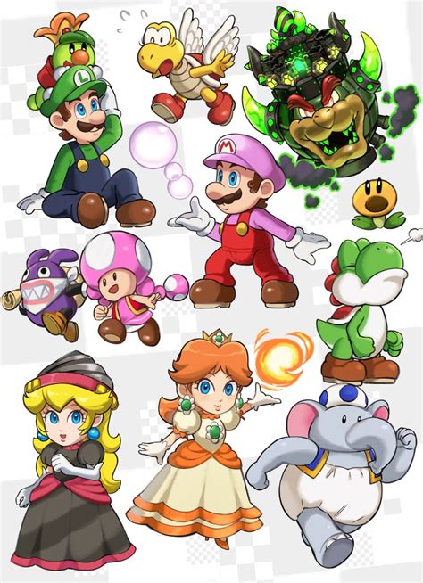 Princess Peach Mario Luigi Princess Daisy Bowser And 13 More