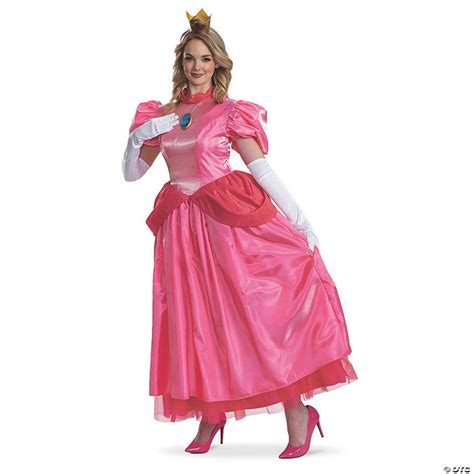 Women's Elevated Super Mario Bros™ Princess Peach Costume | Halloween Express