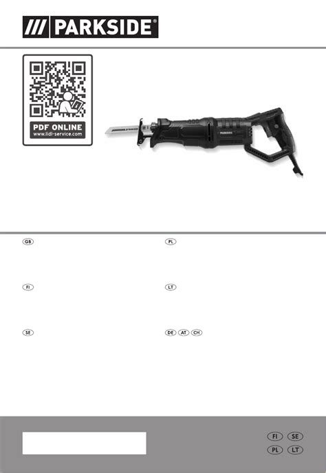 User Manual Parkside PFS 710 E4 English 107 Pages