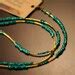 Emerald Isle Single Strand Green Gold Waistbeads Custom Fit Etsy