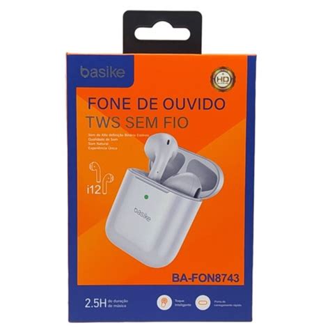 Fone De Ouvido Sem Fio Bluetooth I Tws Ba Fon Shopee Brasil