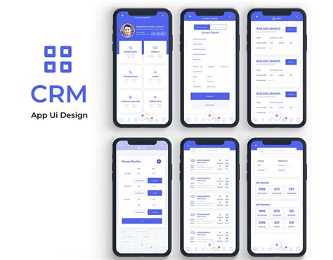 Crm App Ui Ux Design Behance