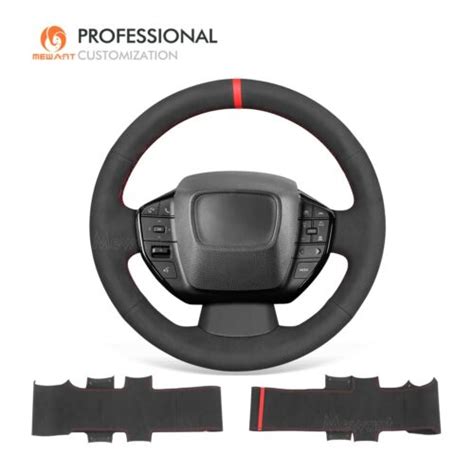 Mewant Diy Black Suede Steering Wheel Cover For Toyota Prius