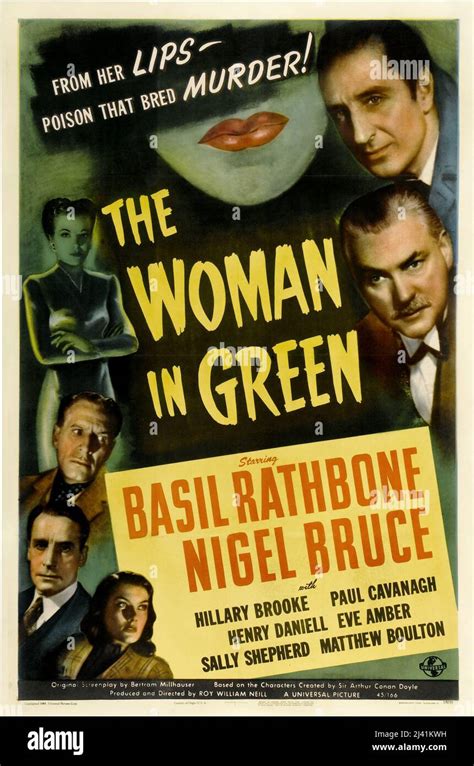 BASIL RATHBONE And NIGEL BRUCE In THE WOMAN IN GREEN 1945 Directed