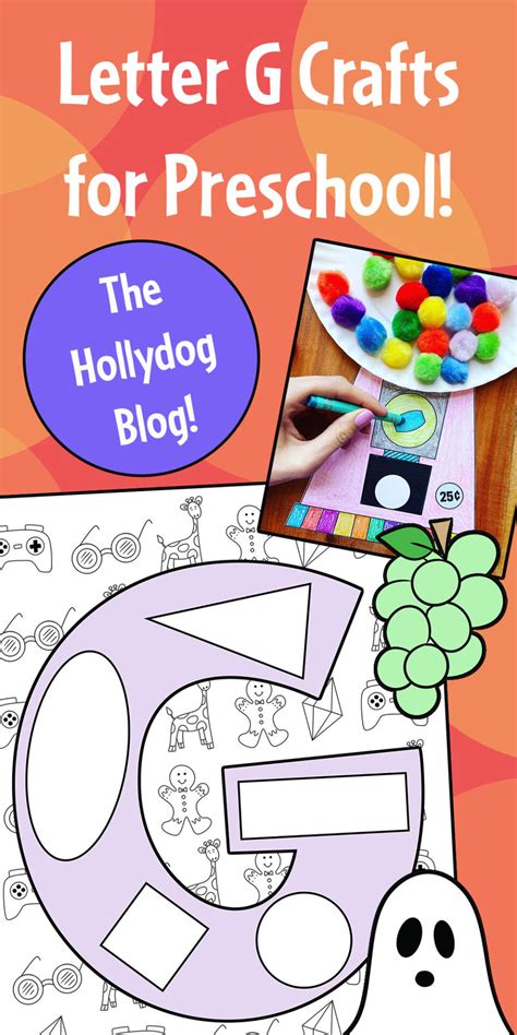 The Letter G Craft for Preschool! (with free printable templates) ⋆ The ...