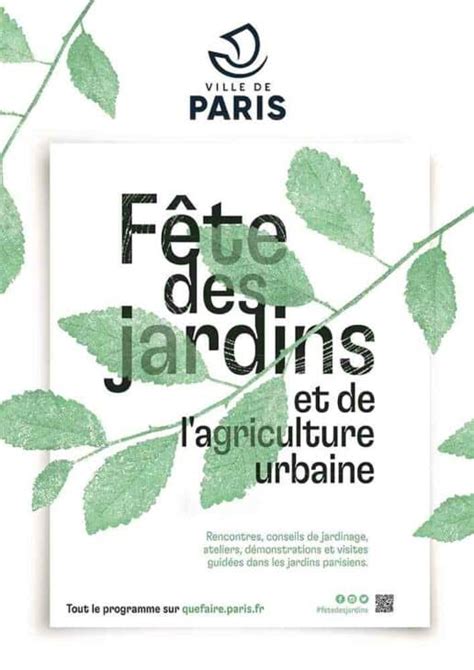 F Te Des Jardins Week End D Animations Gratuites Paris