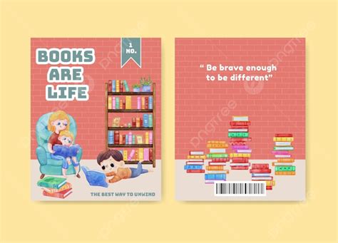 cover book template  world book day concept template