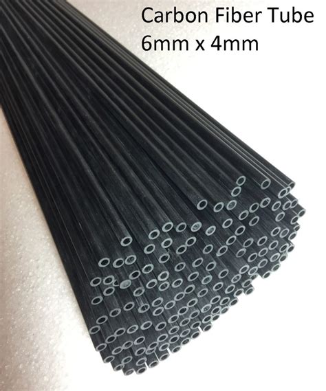 Carbon Fiber Tube 6mm X 4mm X 1000mm Wind Catcher Rc