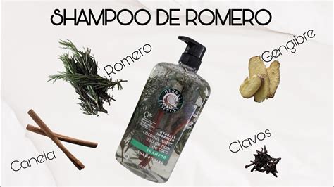 SHAMPOO DE ROMERO GENGIBRE CLAVOS DE OLOR Y CANELA YouTube