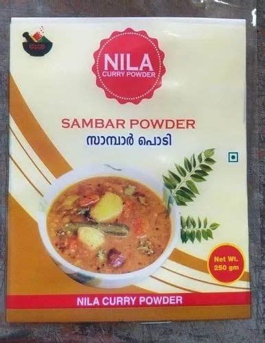 Sambar Powder Homemade Sambar Powder Packing Cover Manufacturer From