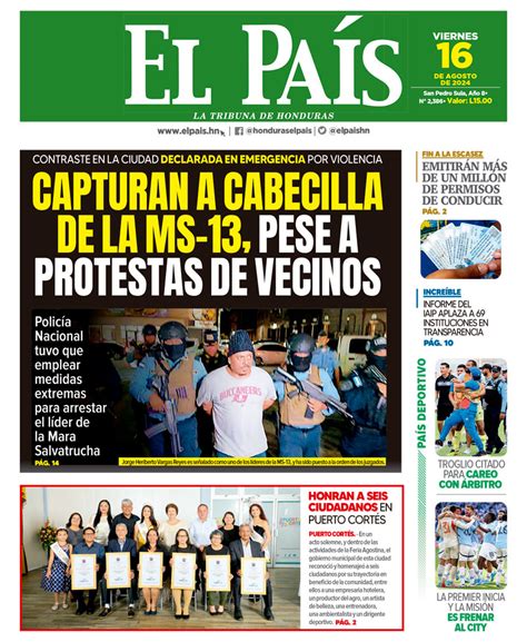 Capturan A Cabecilla De La Ms Pese A Protestas De Vecinos