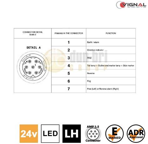 Vignal Lc Led Lh Rear Combination Light With Sm Npl Side