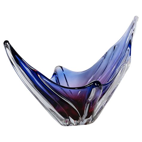 Vintage Italian Handmade Murano Glass Vase Circa For Sale At Stdibs