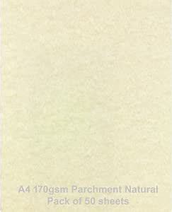 A G M Papier Parchemin Naturel Lot De Feuilles Par Ark