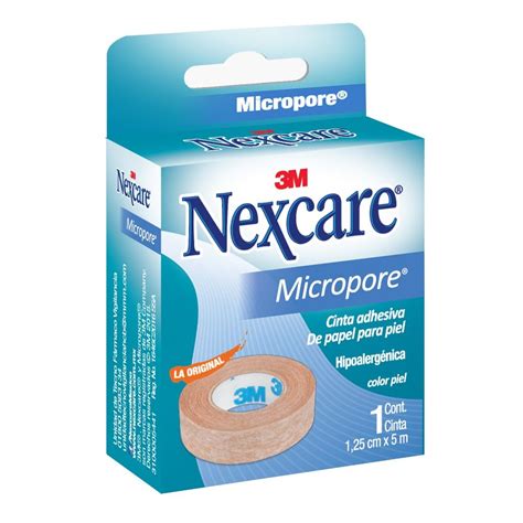 Cinta Micropore 3M Nexcare Piel 1 25 Cm X 5 M 1 Pieza Farmacia Soriana