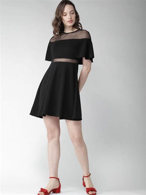 Buy Twenty Dresses By Nykaa Fashion Show Me Off Black Dress Online