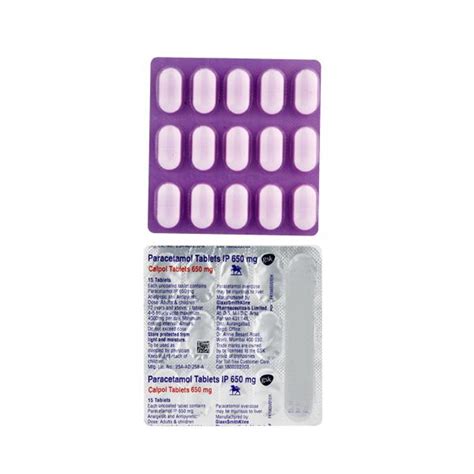 Calpol 650mg Tablet 15 S Buy Medicines Online At Best Price From