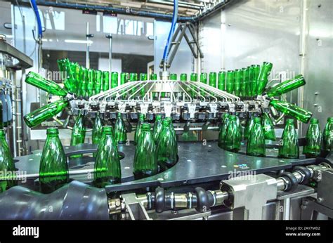 Water Bottling Plant Stock Photo Alamy