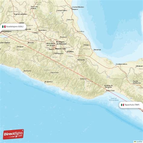 Direct Flights From Guadalajara To Tapachula Gdl To Tap Non Stop