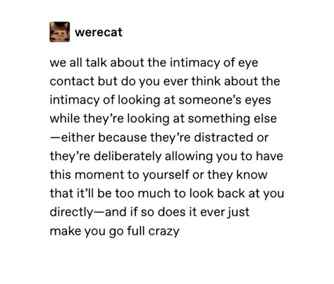 Intimacy Of Eye Contact With Your Loved One