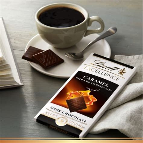 Lindt Excellence Caramel Sea Salt Dark Chocolate Candy Bar 1 Bar 3 5 Oz Kroger