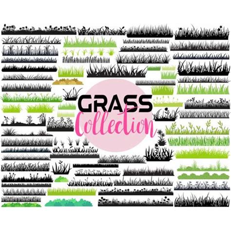 Grass Svg Bundle Grass Svg Clipart Wild Grass Svg Cut File Inspire Uplift