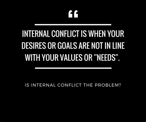Is internal conflict the problem? – Into the Soul