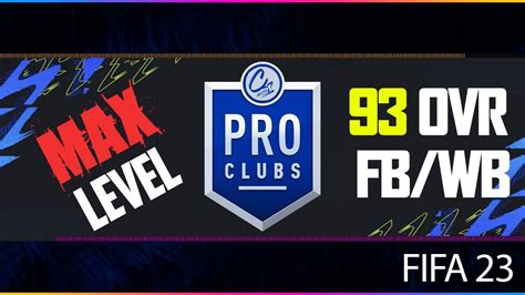 Fifa Pro Clubs Max Fb Build Youtube