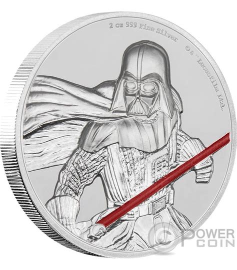 Darth Vader Ultra High Relief Star Wars Oz Moneda Plata Niue