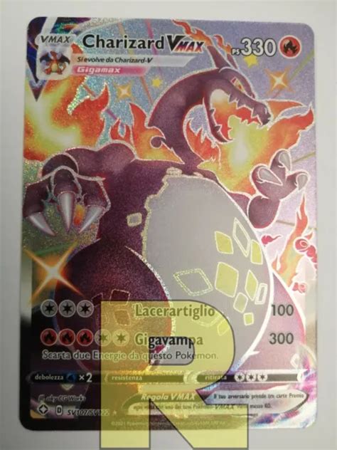 CHARIZARD VMAX SHINY Destino Splendente SV107 SV122 Pokemon