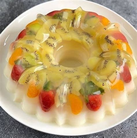 Resep Puding Buah Enak Dan Segar Manis Lembutnya Sampai Lumer Di