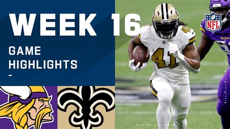 Vikings Vs Saints Week 16 Highlights Nfl 2020 Youtube