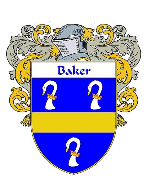 "Baker Coat of Arms/ Baker Family Crest" Art Print by IrishArms | Redbubble