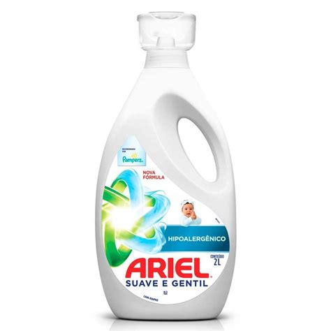 Sabao Liquido Sam's Club - Sabão Líquido Ariel Hipoalergênico Suave e Gentil 2L - Sam's Club