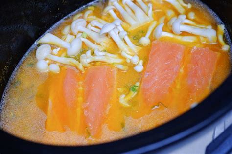 Slow Cooker Miso Poached Salmon Food For Net