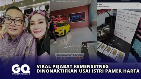 Viral Pejabat Kemensetneg Dinonaktifkan Usai Istri Pamer Harta YouTube