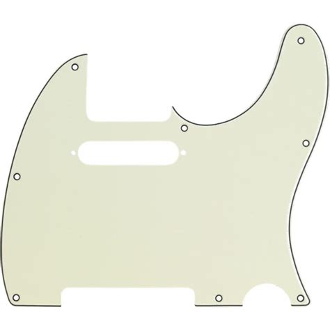 Fender Morn Style Pickguard Tele Mint Green 3 Ply 8 Hole MUSIC STORE